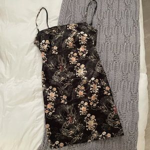 NWT Black Printed Urban Outfitters Dress